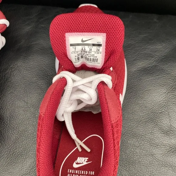 Nike Crimson and White Athletic Sneakers - Picture 9 of 10
